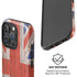 United Kingdom Flag Dark Wood iPhone 16 Pro Magsafe Impact Case